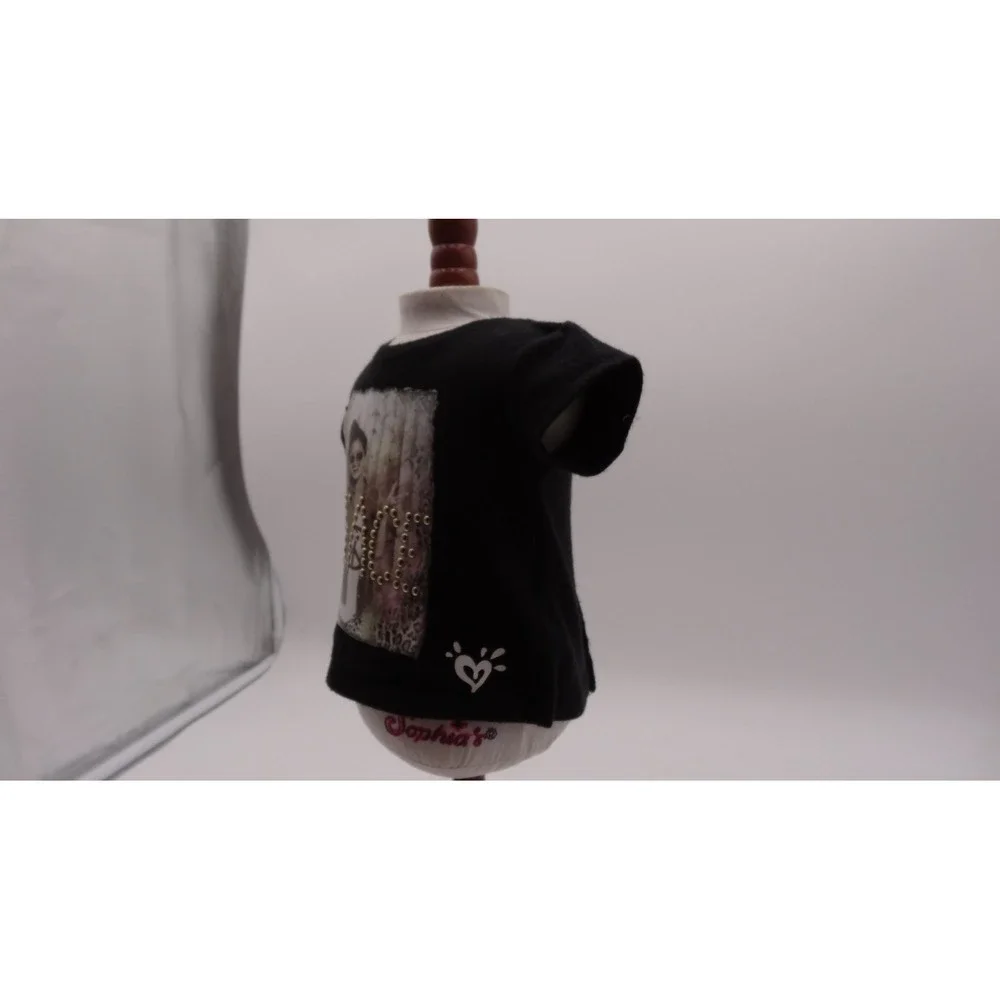 Justice Doll Outfit Clothes Leopard Print Peace Graphic T-Shirt Shoes Set 18
